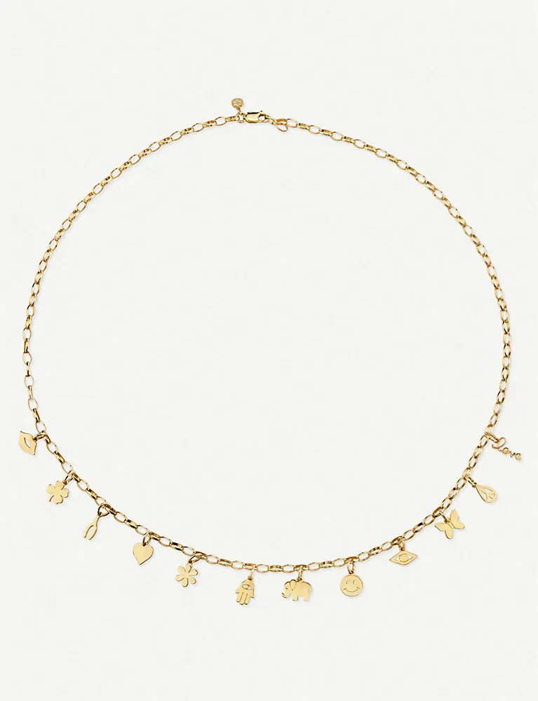 The Alkemistry Sydney Evan 14Ct Yellow Gold Charm Necklace