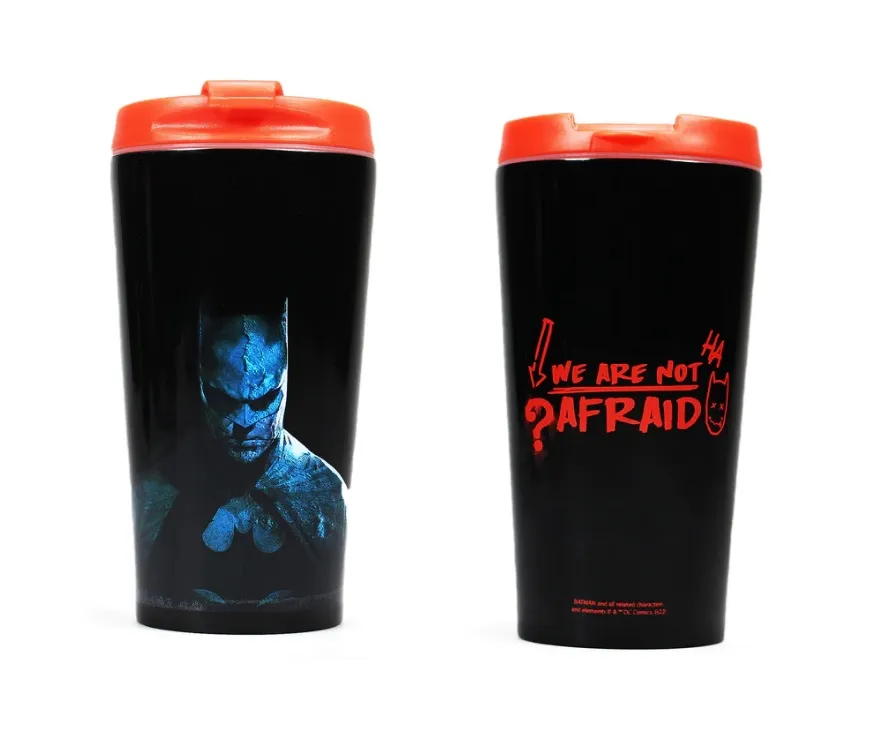 Batman Villains Metal Travel Mug - "We Are Not Afraid"