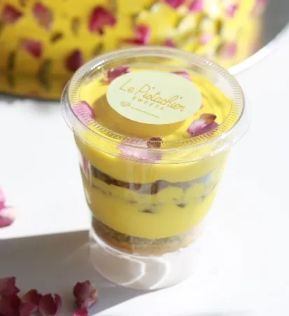 Saffron Trifle in Cups