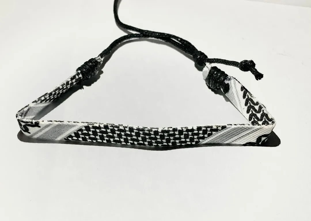 Palestinian koufiya bracelet