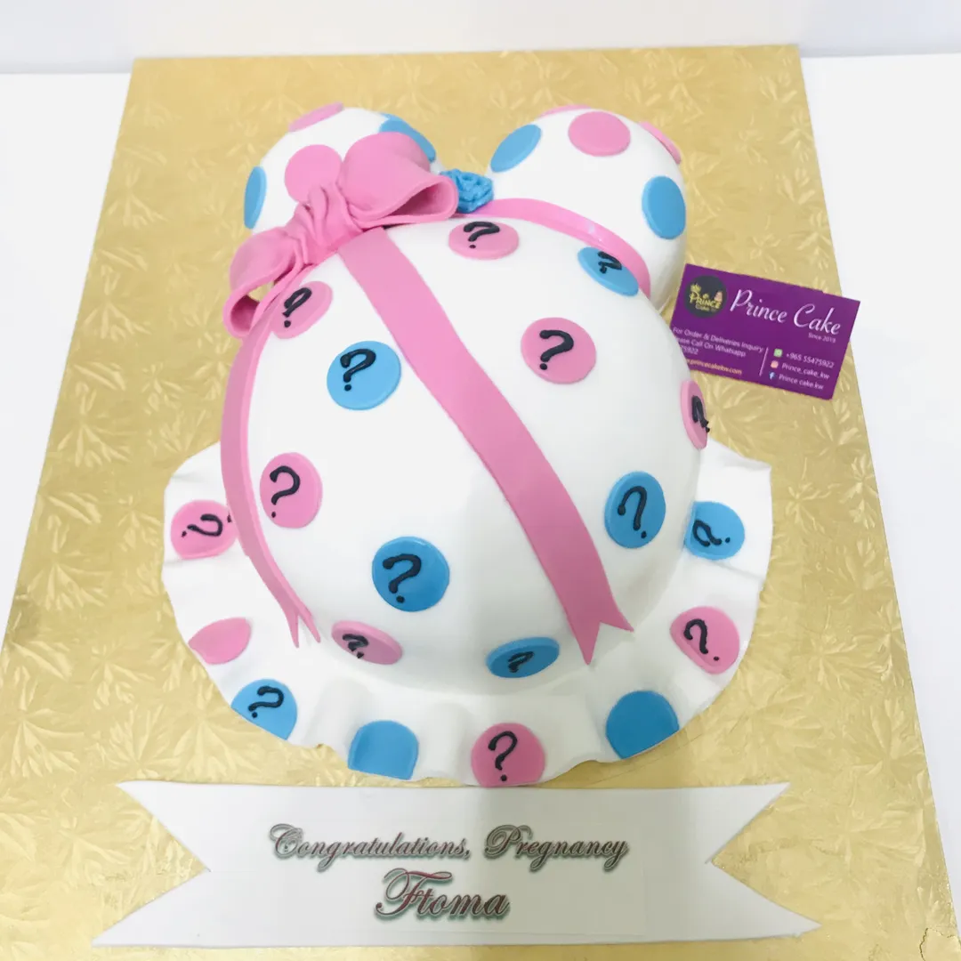 pregnant cake