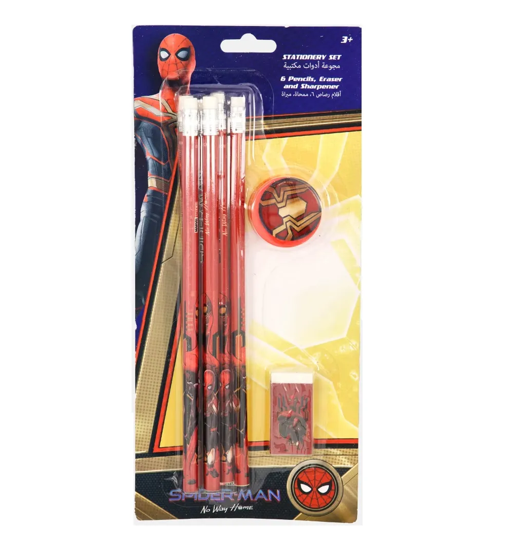 Spiderman 8 PCS Stationery Set