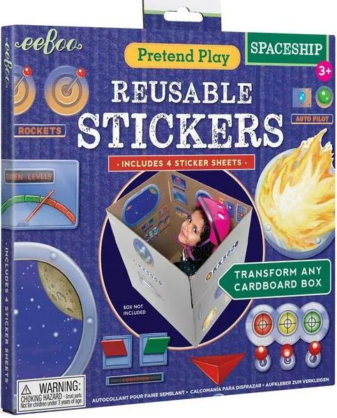 Spaceship Pretend Play Stickers