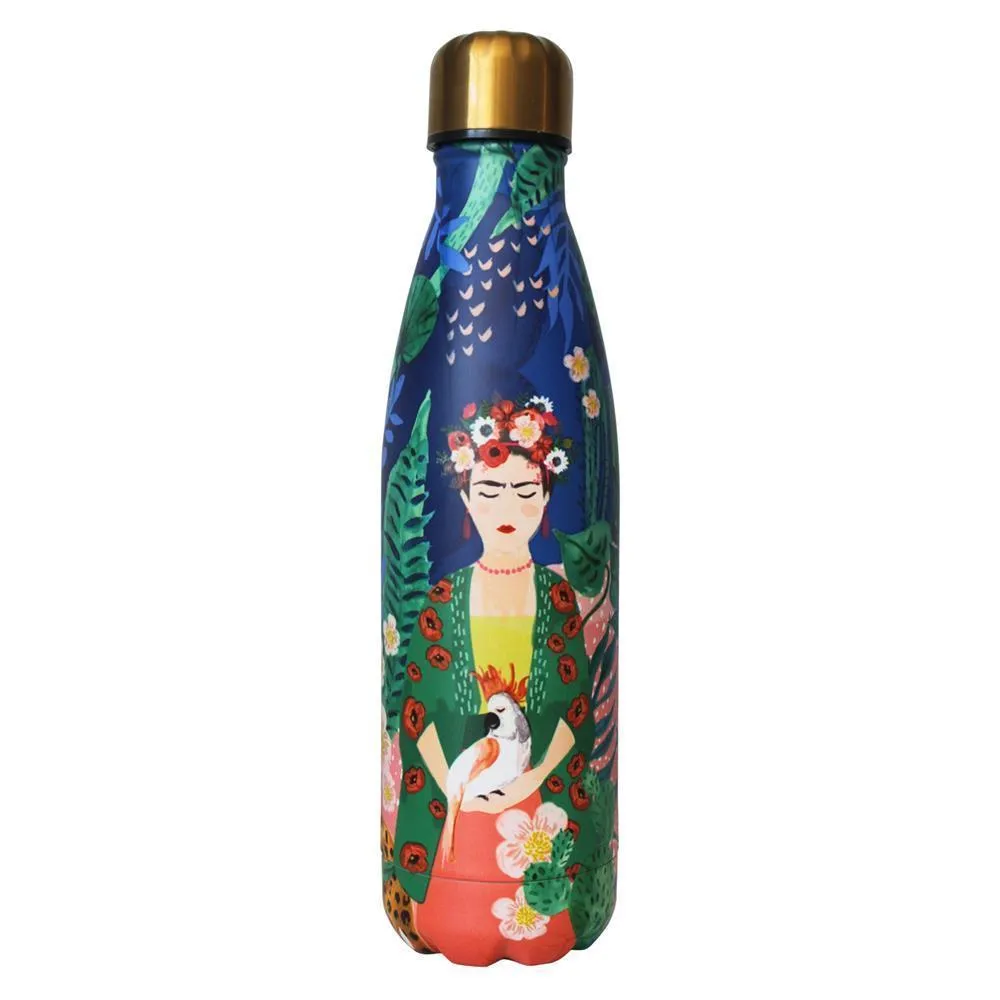 Frida Kahlo Metal Water Bottle