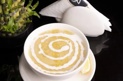 شوربة الدجاج بالذرة