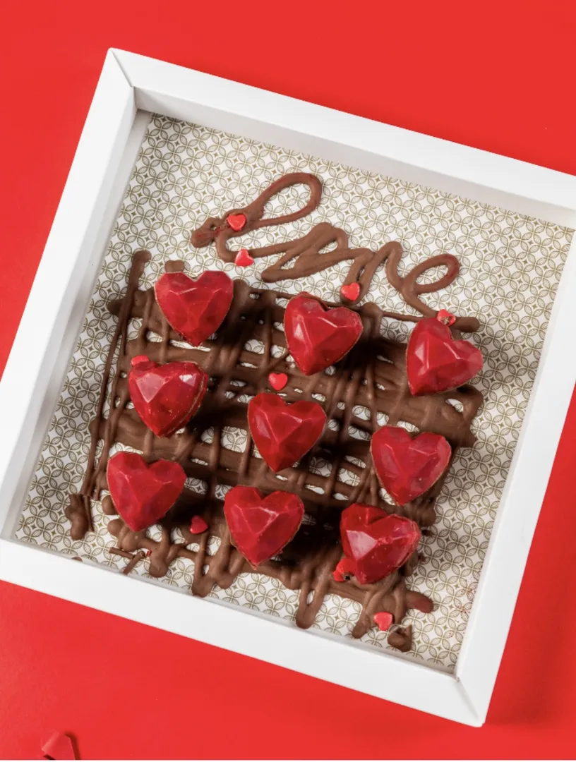 Chunky hearts bonbons
