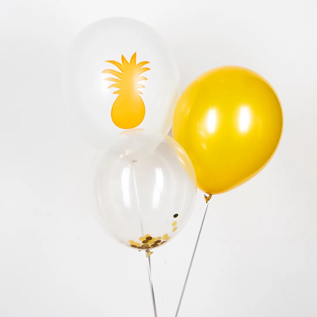 Pineapple balloons
