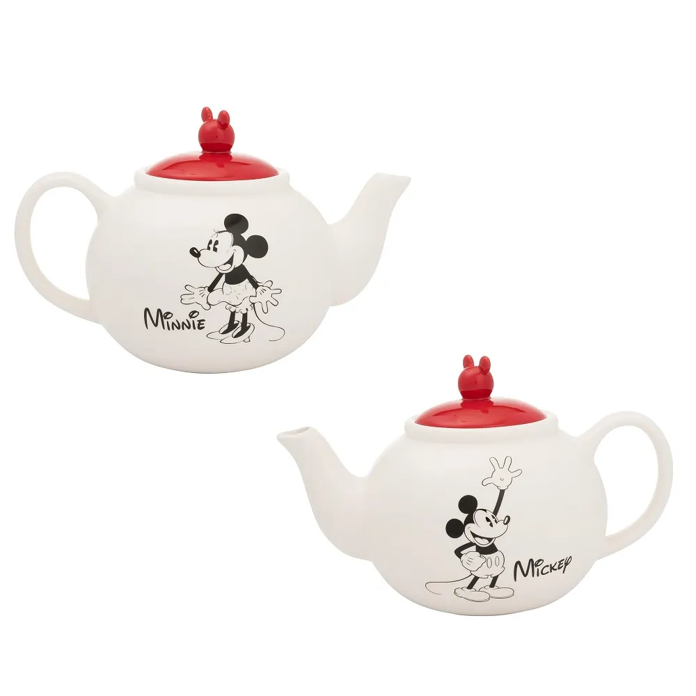 Mickey & Minnie Mouse Large Teapot - 1300 ml