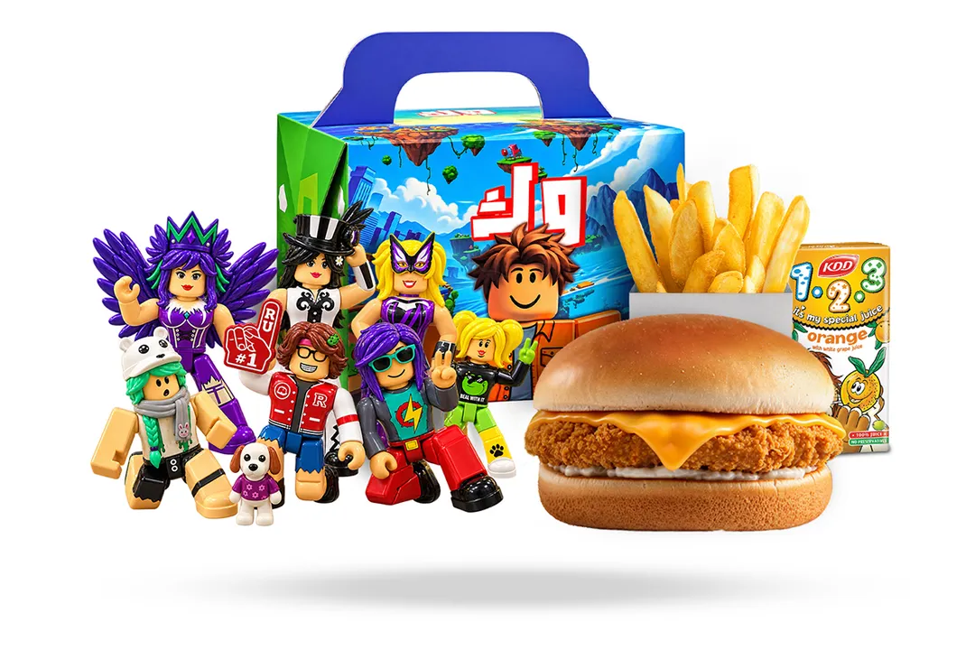 WK Roblox Chicken Burger Meal