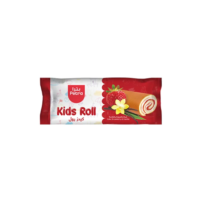 Kids Roll Strawberry Vanilla 25 grams (24 Pieces )