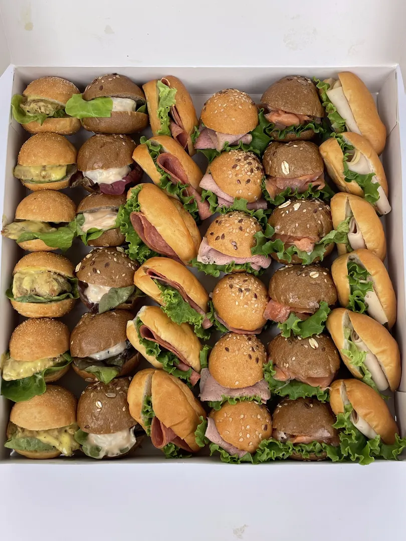 Mini Sandwiches Boxes*Seafood