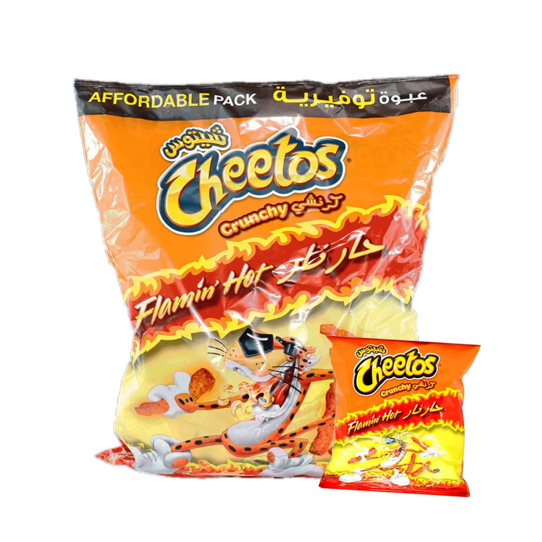Cheetos Crunchy Flaming Hot Bag 16 Pieces x 25g