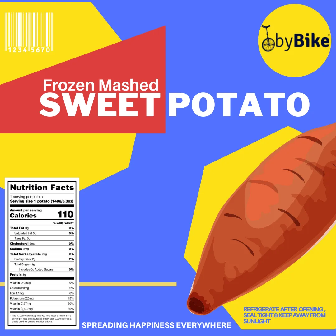 Frozen Mashed Sweet potato