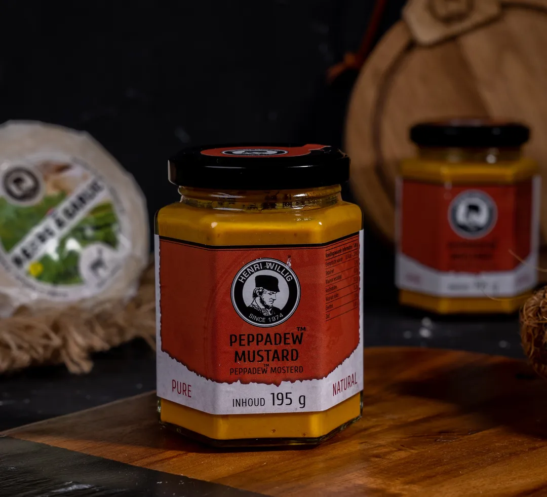 مغمسات الجبن بالخردل وبهارات البيباديو الحارة | 195ml