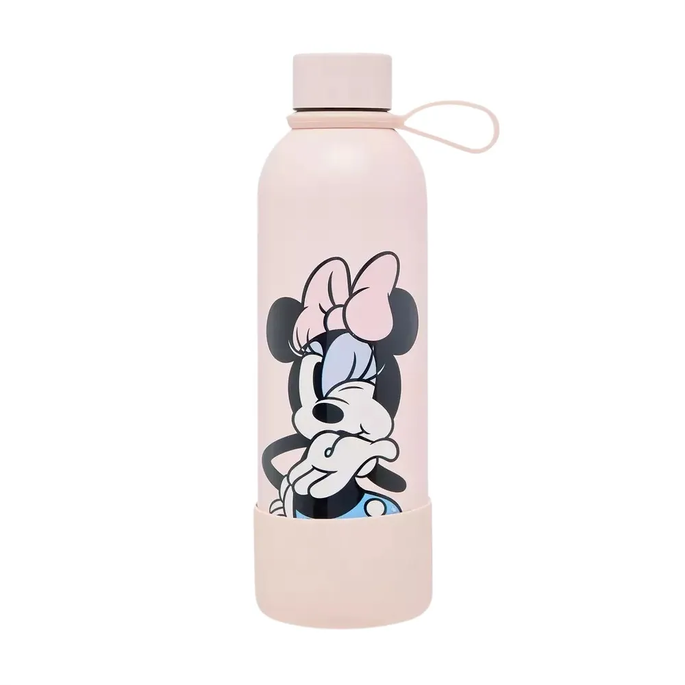 Minnie Mouse Stainless Steel Water Bottle - Pink