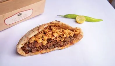 رغيف مكرونه سجق مفروم