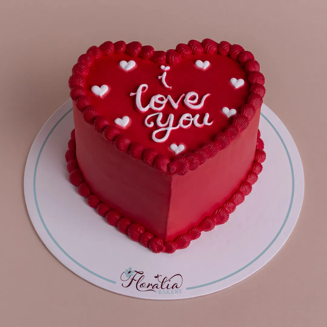 Love You Heart Cake