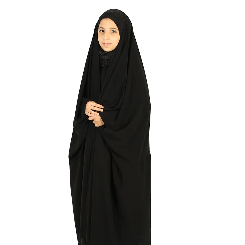 عباية رأس بناتي كريب
