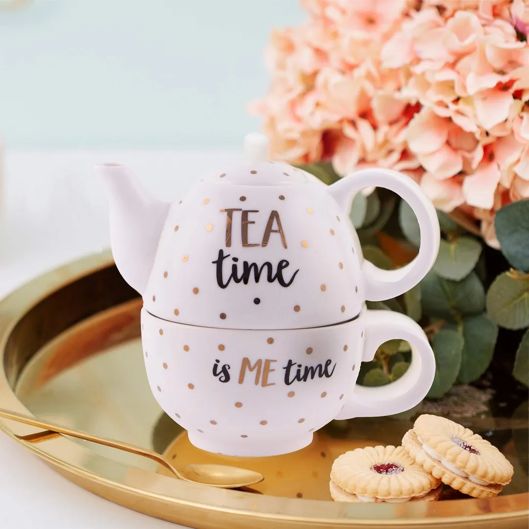 Tea Time Teapot For One
