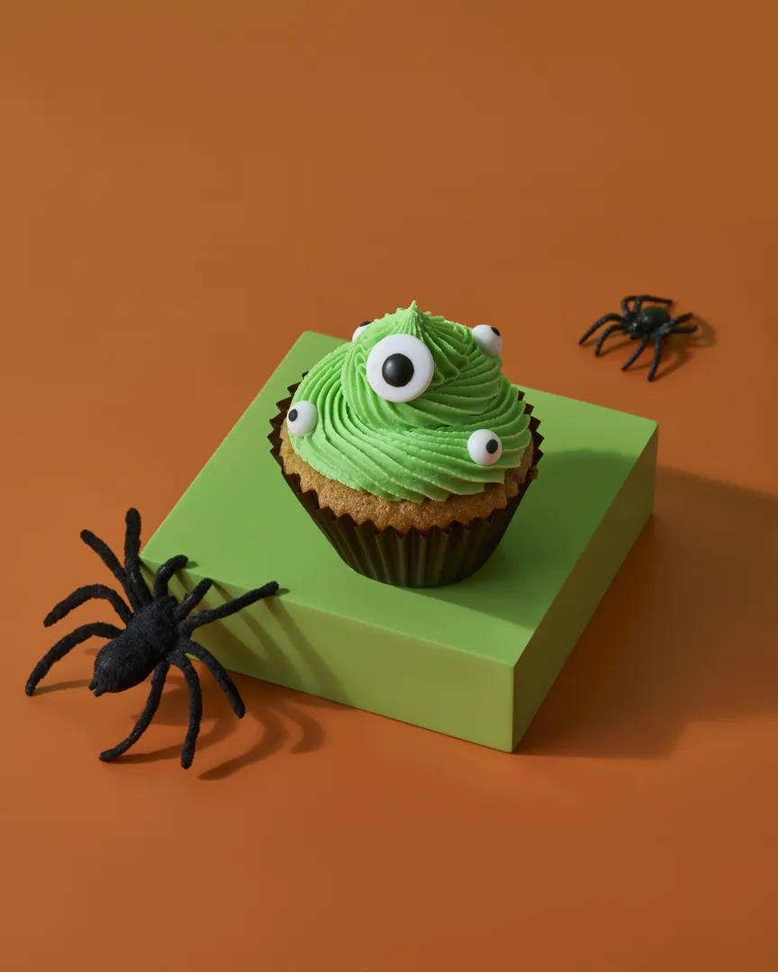 Blobby Lotus Cupcakes