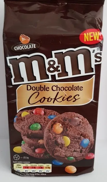M&M Double Chocolate Cookies 180Gm