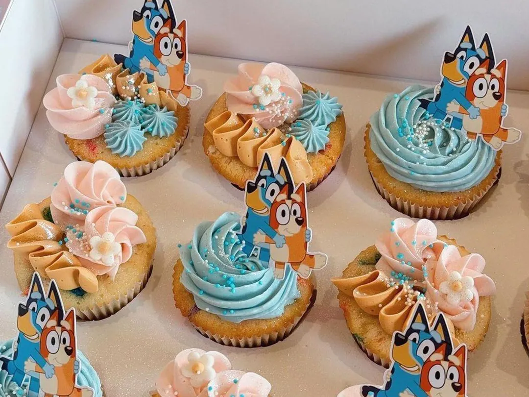 Bluey Cupcakes