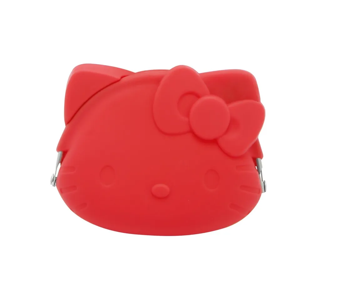 Hello Kitty - Kisslock Coin Purse Soft Rubber - Available 2 Colors