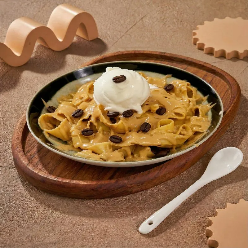 Fettuccicni Crepe Spanish latte