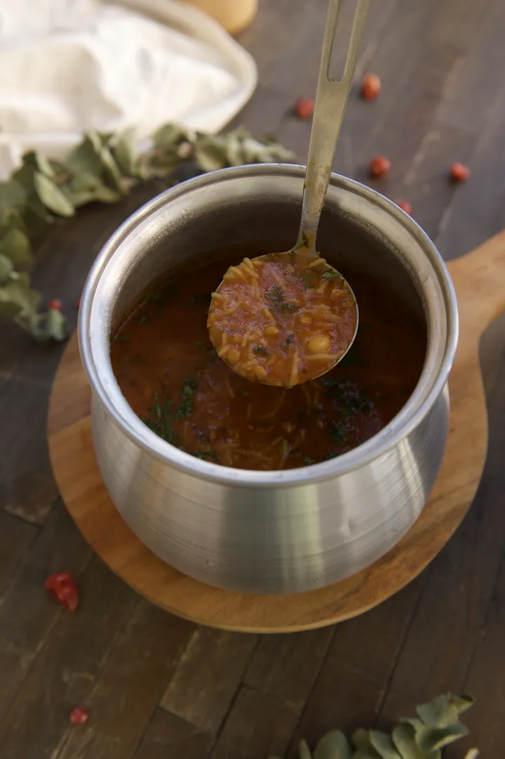 Harira soup pot