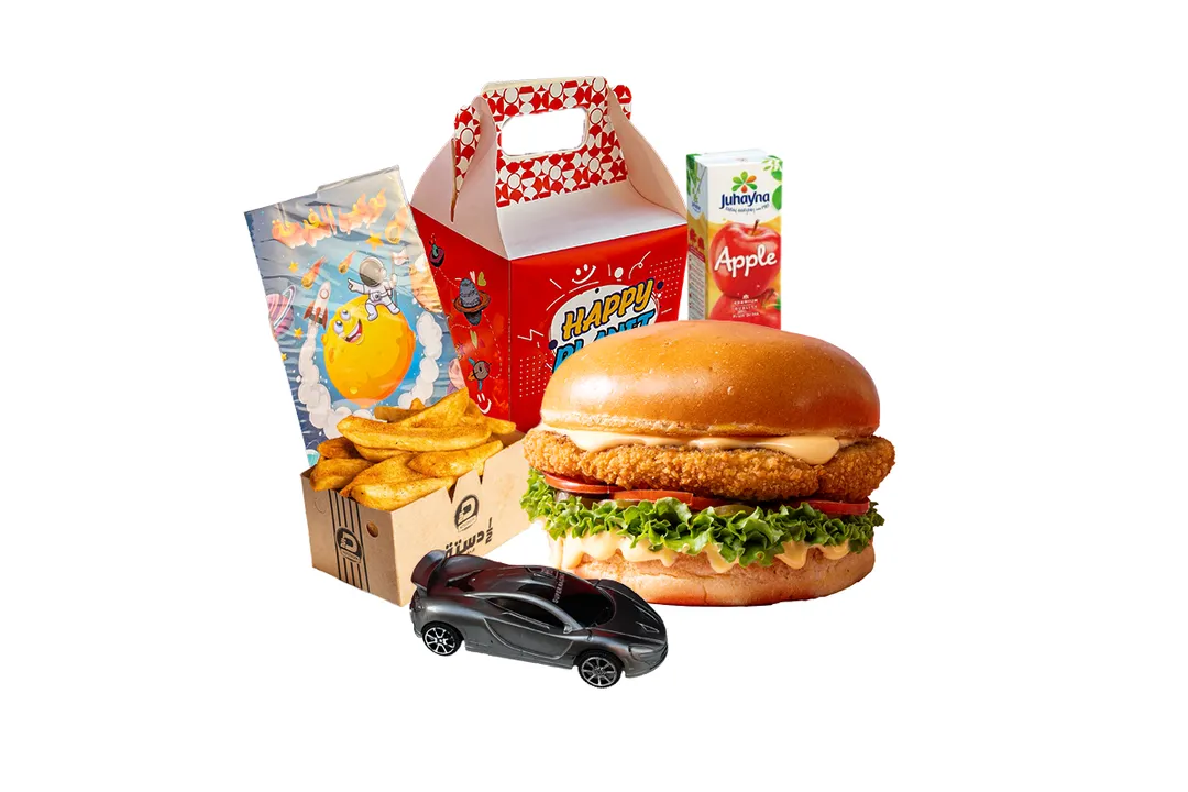 Planet of Happiness Crunchy Burger