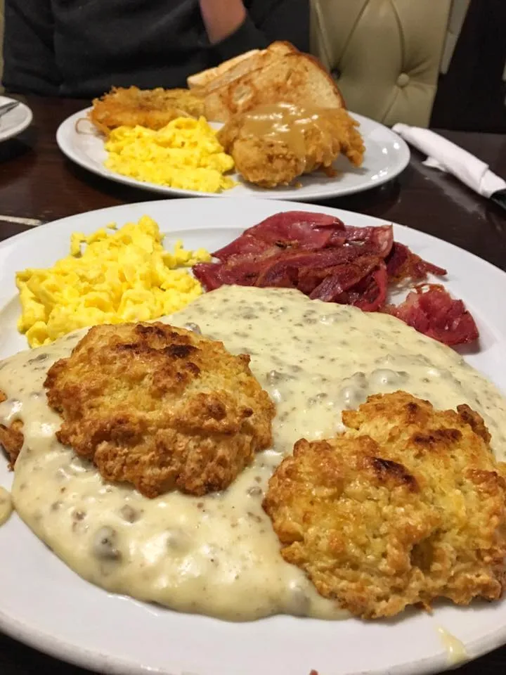 Biscuits and gravy.
