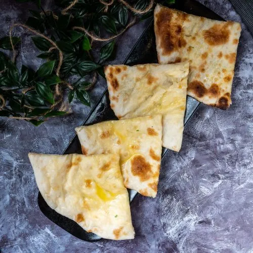 خبز النان بالزبدة