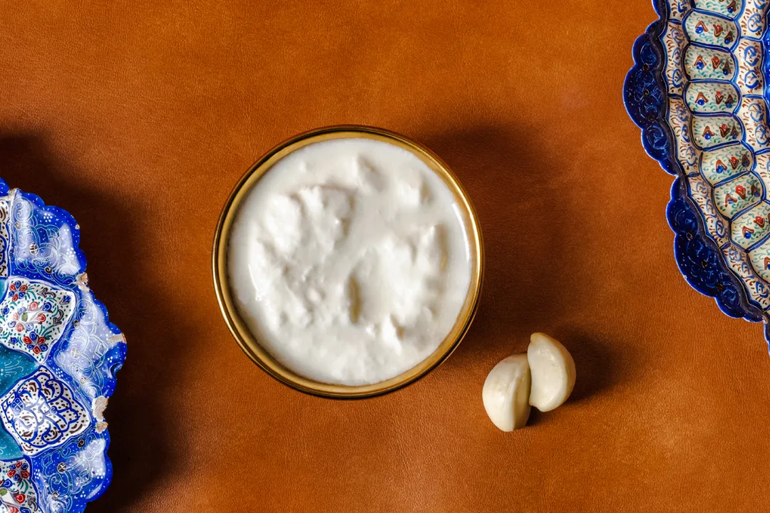 Garlic Yogurt.