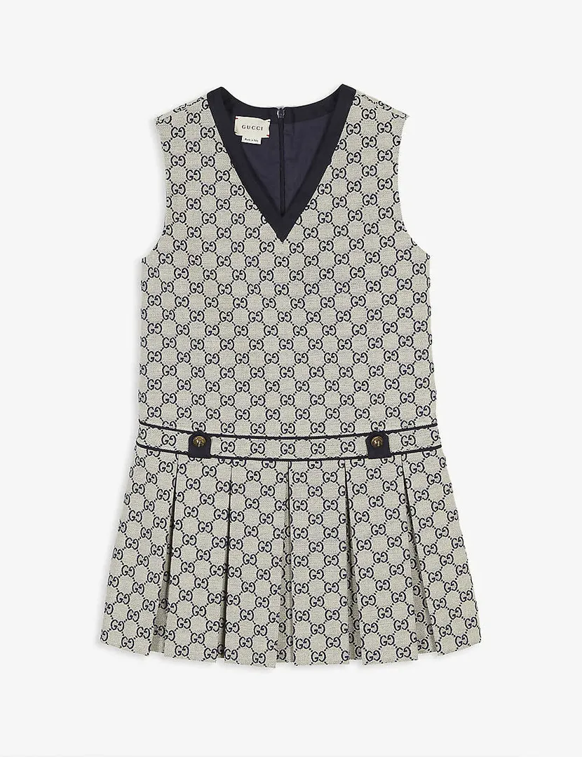 Gucci Gg Canvas Pinafore Dress