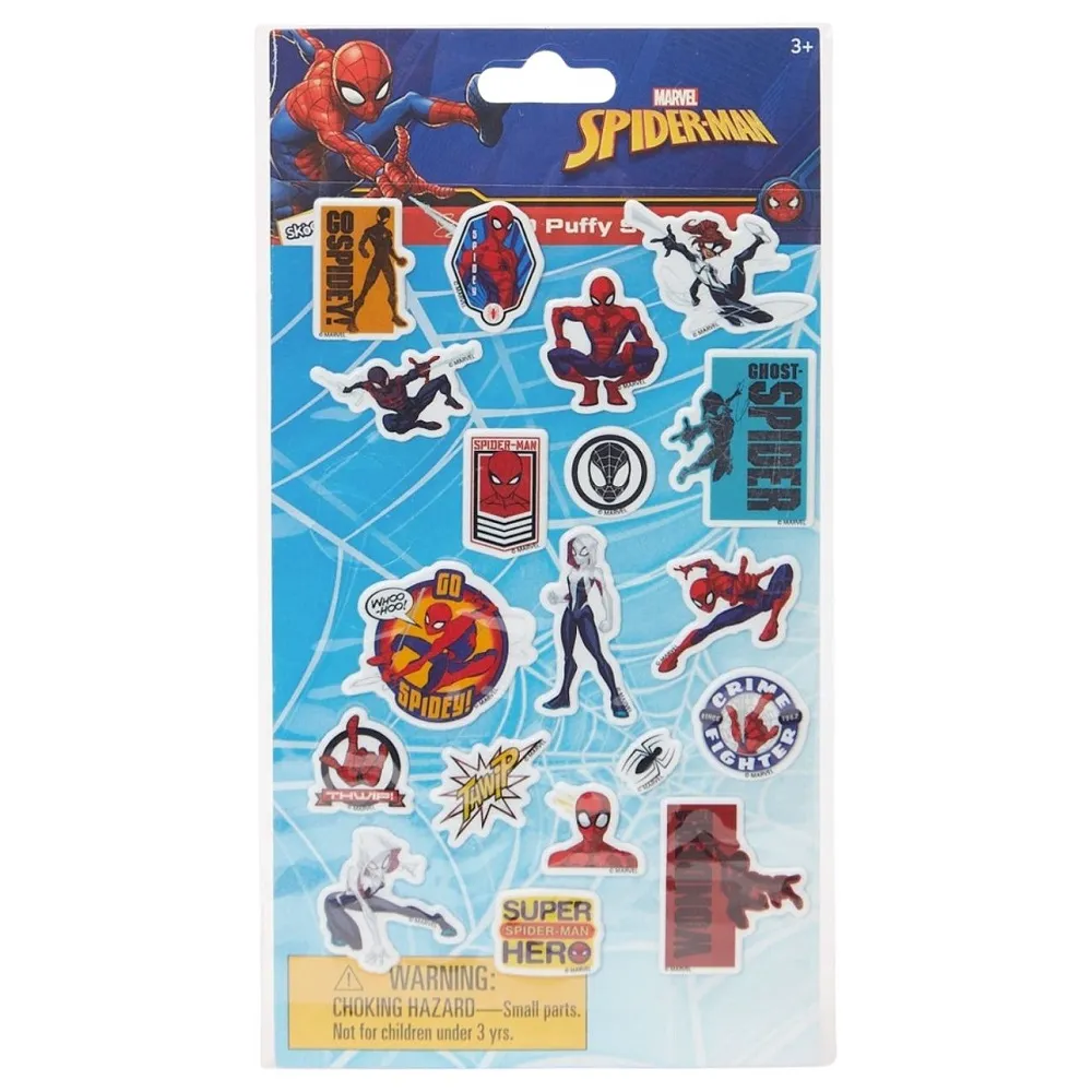 Spider-Man Puffy Stickers (20 Piece)
