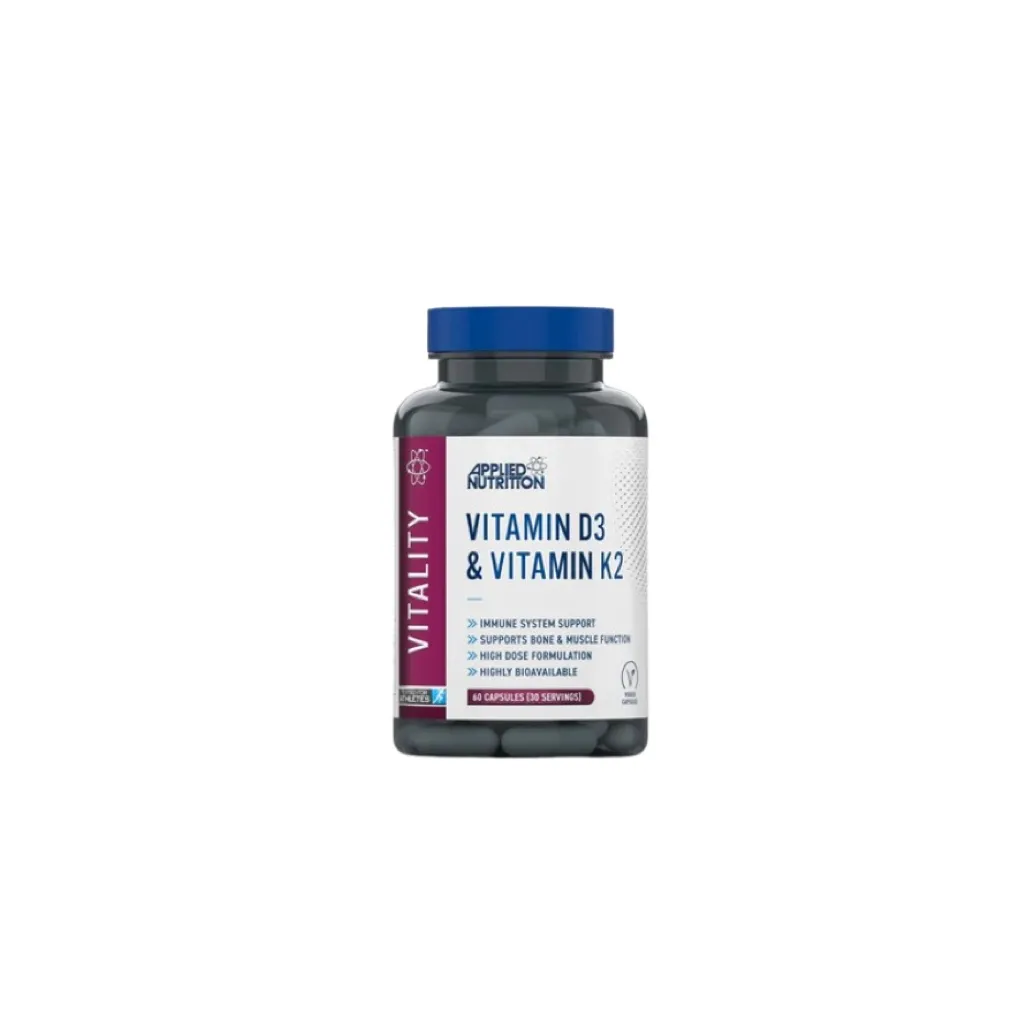 دال +ك2 , 60 كبسولة نباتية Applied Nutrition