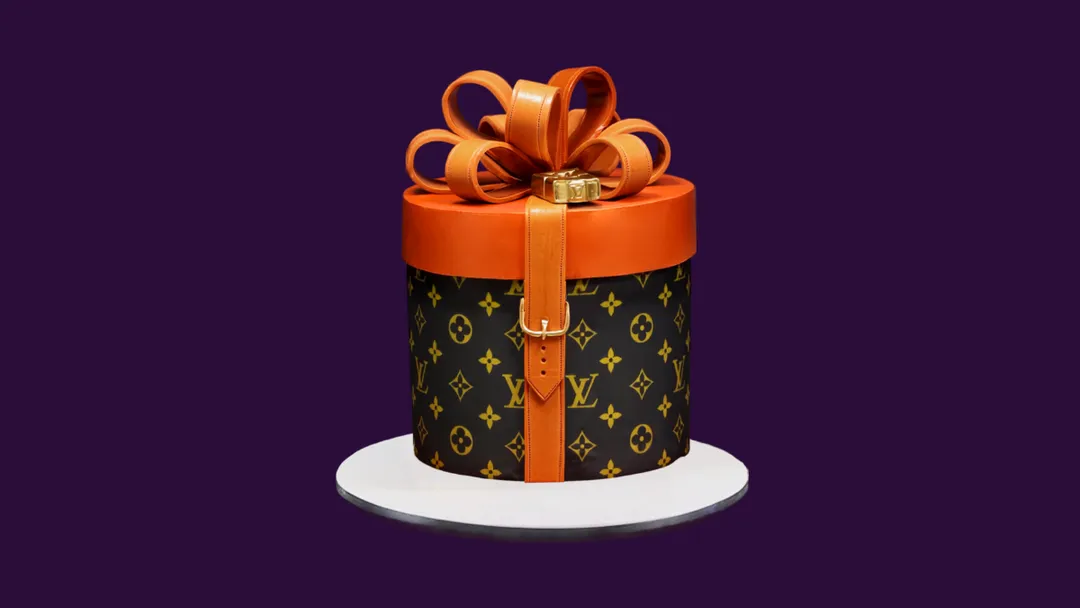 LV Hatbox Cake