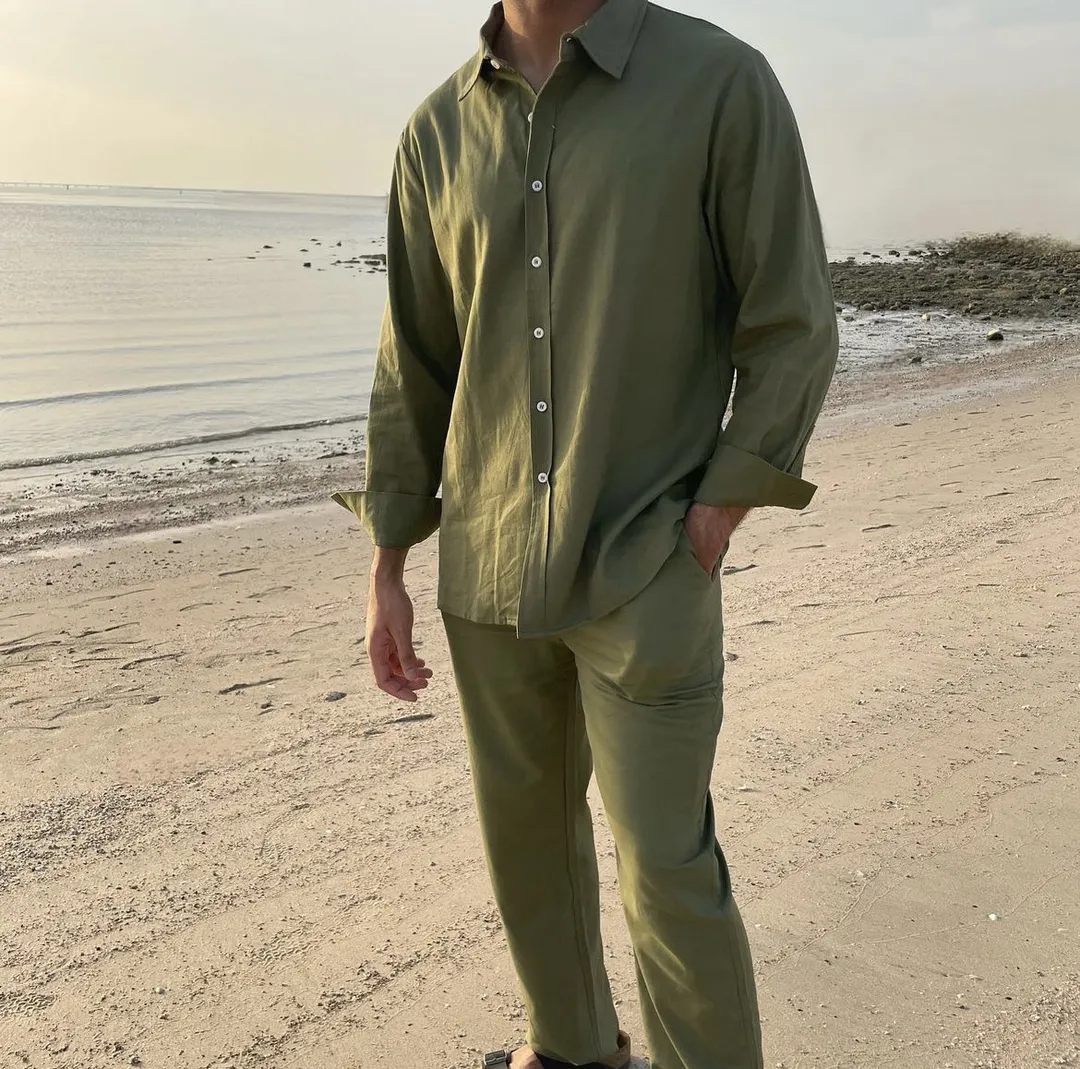 Linen Pants Khaki