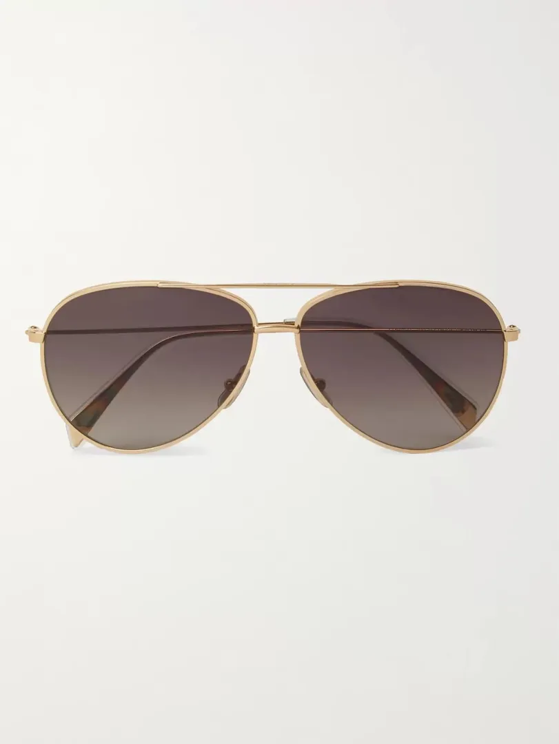 Celine Homme - Aviator-Style Gold-Tone Sunglasses