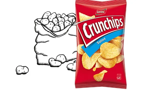 Crunchips Salted 175G