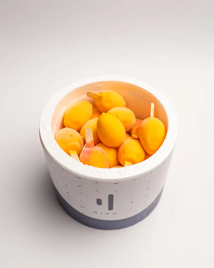 mango icecream bites