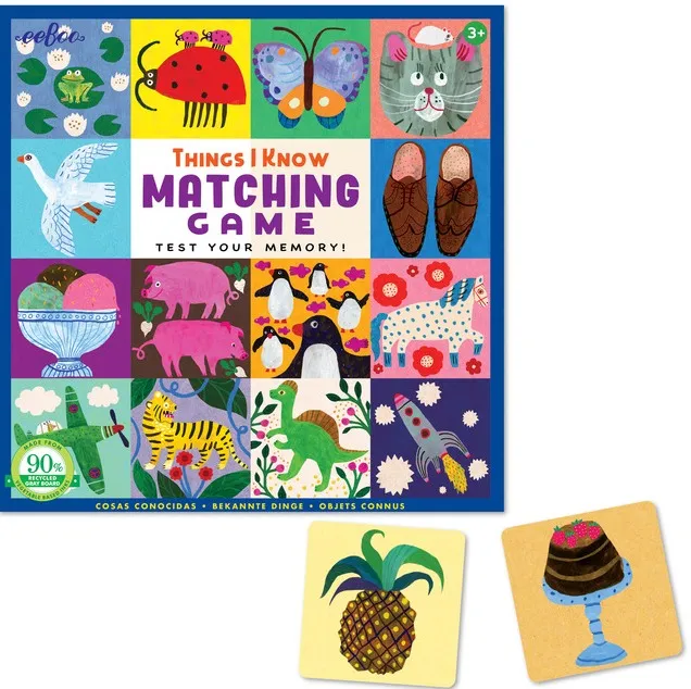 Things I Know Matching Game