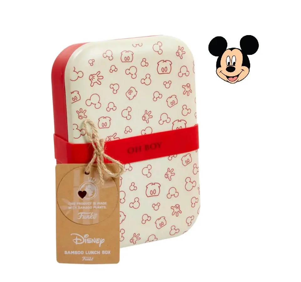 Mickey Mouse Bamboo Lunch Box
