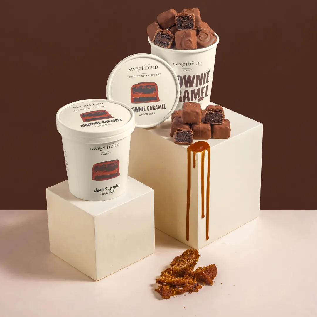 Brownie Caramel Choco bites