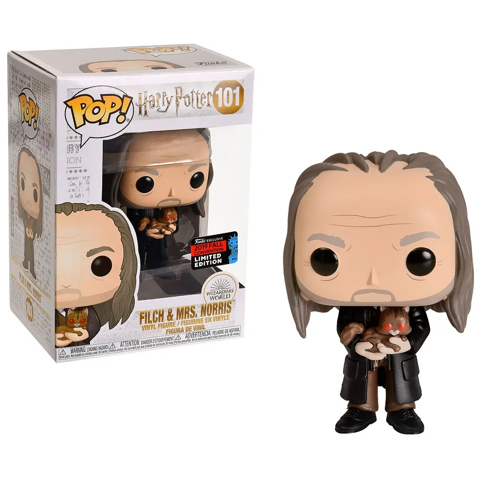 Funko Pop! Harry Potter - Filch & Mrs. Norris (Exclusive)