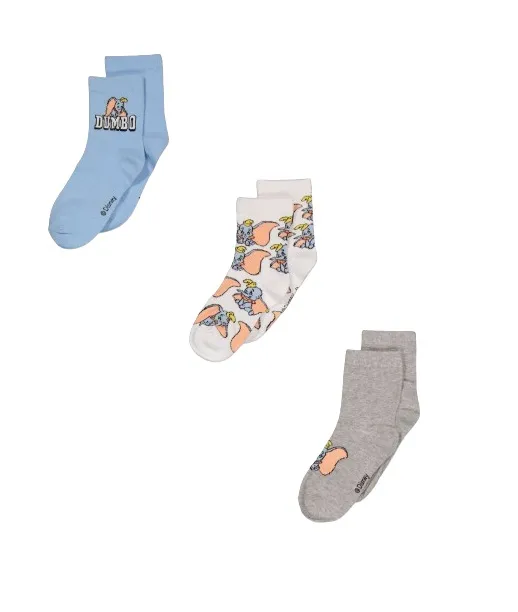Dumbo 3 Pairs Graphic Socks