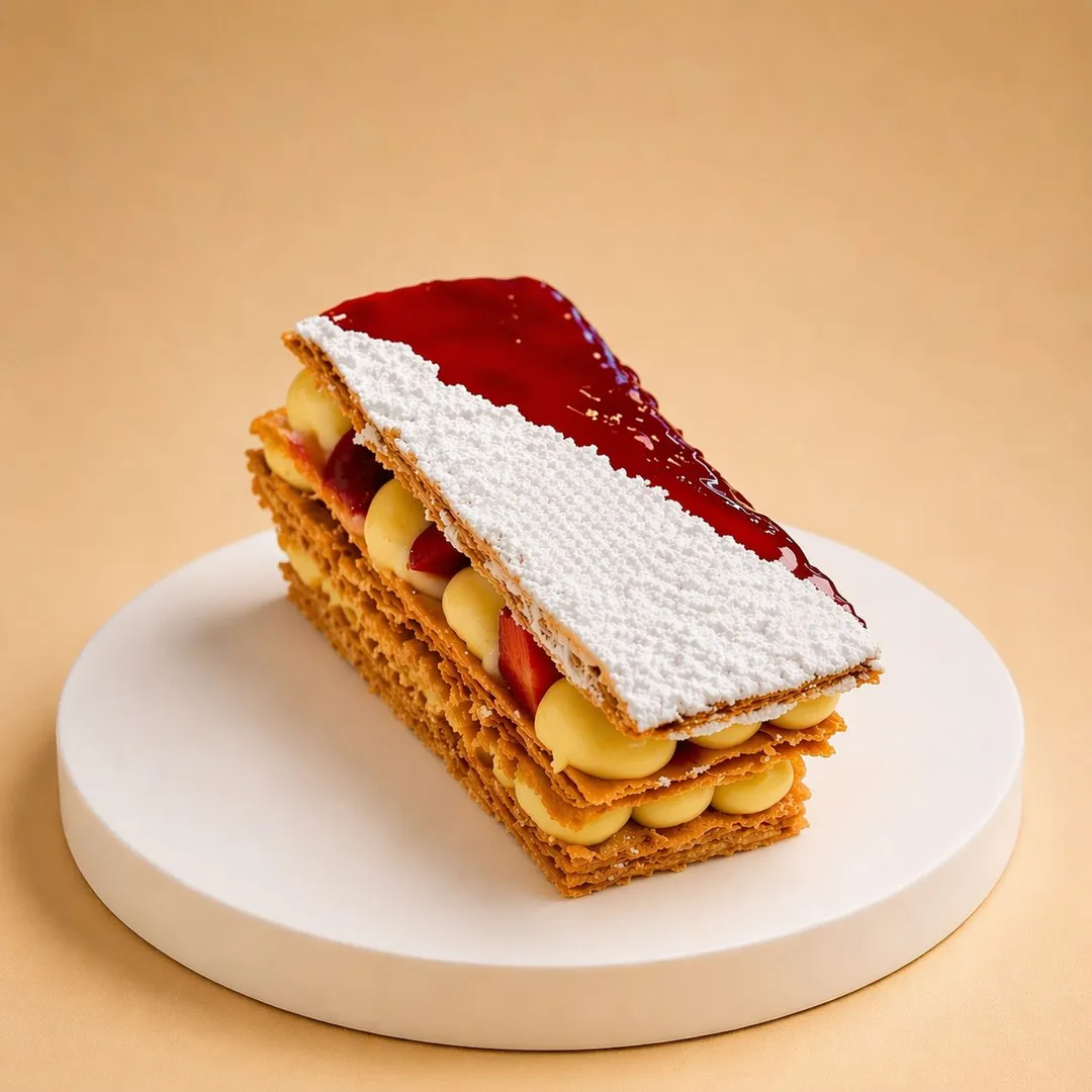 Sugar & Strawberry Mille-feuille