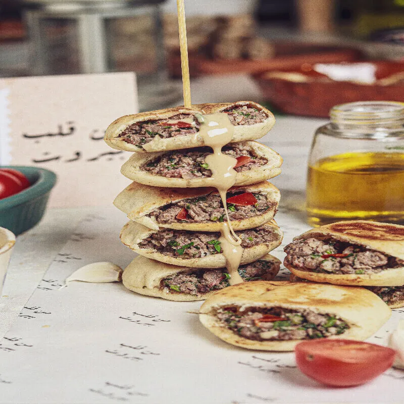 Mini Meat Shawarma .