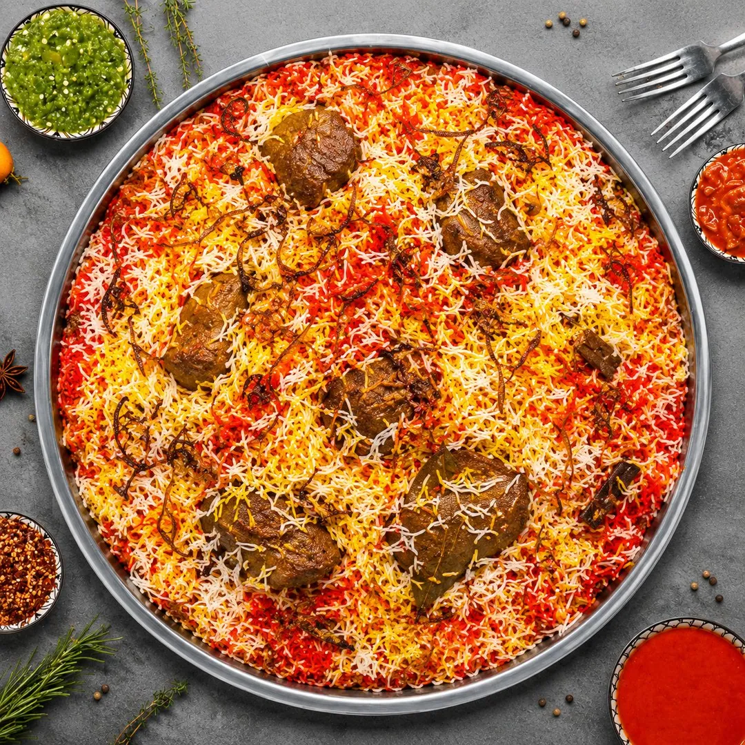 صينية برياني لحم