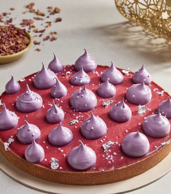Karkadeh & Lemon Tart